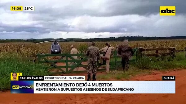 Video: Abatieron a supuestos asesinos de sudafricano - ABC Noticias - ABC Color