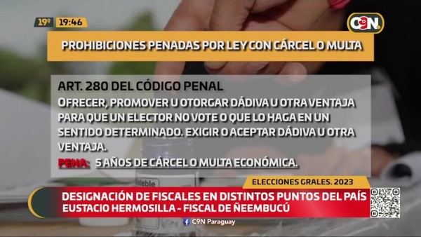 Elecciones Generales 2023: Designación de fiscales en distintos puntos del país - C9N