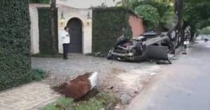 La Nación / Accidente automovilístico con un fallecido, tres heridos y el conductor detenido