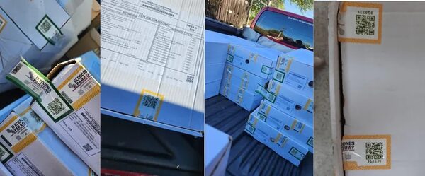 Denuncian que maletines electorales llegaron deslacrados a varios colegios - Política - ABC Color