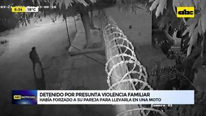 Video: Joven detenido por presunta violencia familiar  - ABC Noticias - ABC Color