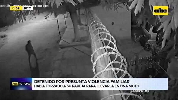 Video: Joven detenido por presunta violencia familiar - ABC Noticias - ABC Color