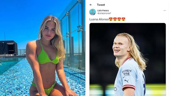 Luana Alonso: "Se creen graciosos y me llaman Haaland"