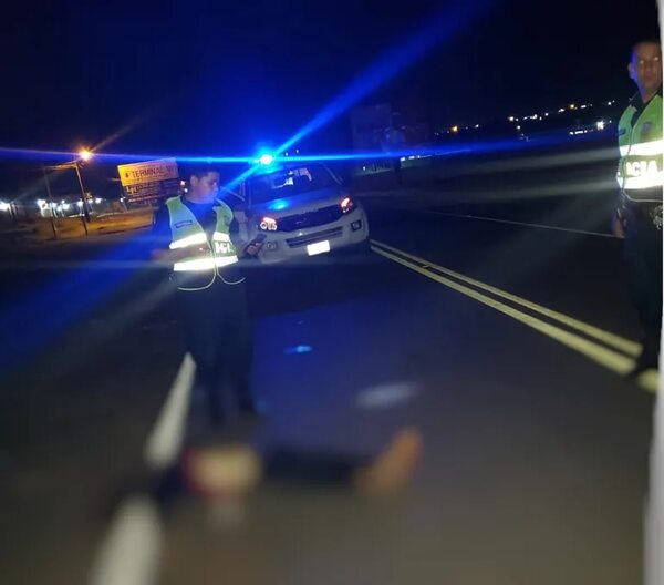 Atropellaron a un hombre y lo dejaron tirado sobre la ruta en Piribebuy - Nacionales - ABC Color