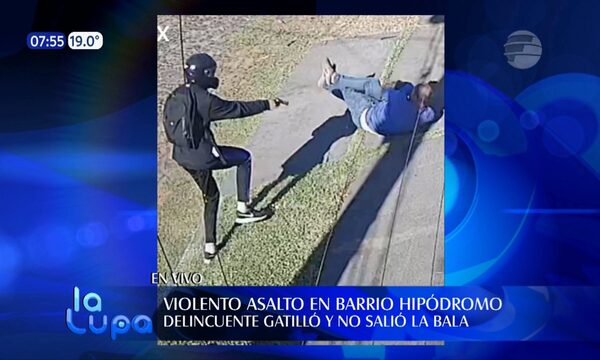 Violento asalto en el barrio Hipódromo de Asunción | Telefuturo