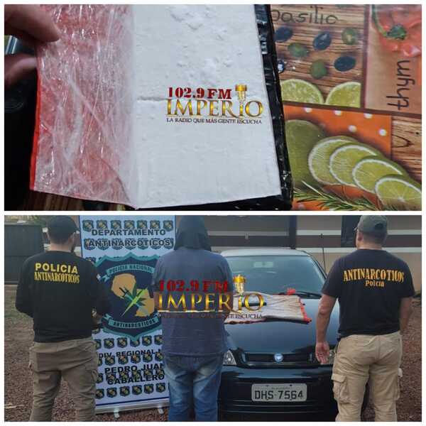 Antinarcóticos aprehendió a un brasileño en la vía pública con cocaína - Radio Imperio