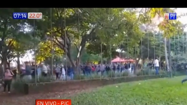 Estampida de votantes en Pedro Juan Caballero - Noticias Paraguay