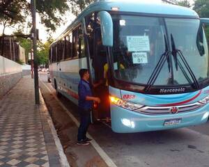 Buses del estado y dos empresas privadas prestarán servicio gratis hasta las 17:00