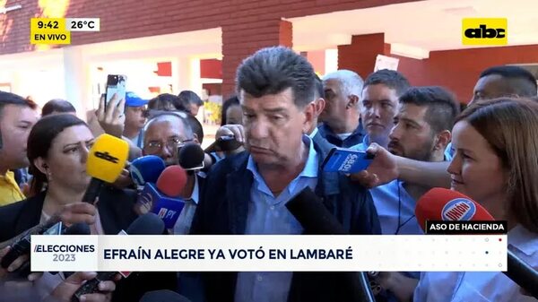 Video: Efraín Alegre denuncia que “narcos” tomaron colegio electoral - ABC Noticias - ABC Color