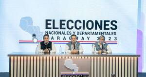 La Nación / TSJE: intenso trabajo en mesas no permite aún obtener el porcentaje de participación