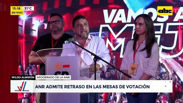 Elecciones Paraguay 2023: Conferencia de la ANR sobre lentitud en las mesas - ABC Noticias - ABC Color