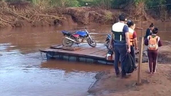Indígena desaparece tras caer de una balsa en el río Aquidabán