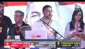 Apoderado de la ANR afirma que la tendencia a favor de Santi Peña es irreversible - ADN Digital