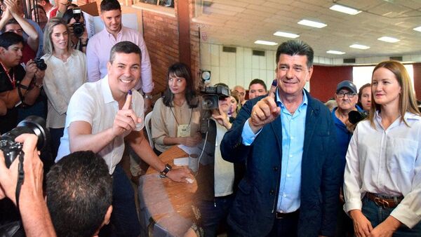 Santiago Peña lidera los votos al 50% de las mesas escrutadas
