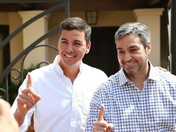 Mario Abdo felicitó a Santi Peña por eventual victoria