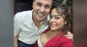 La top Larissa Riquelme y su saludo al nuevo presidente de la República