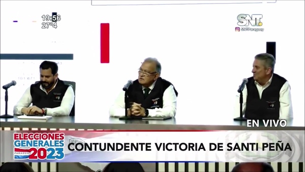Contundente victoria de Santiago Peña - SNT