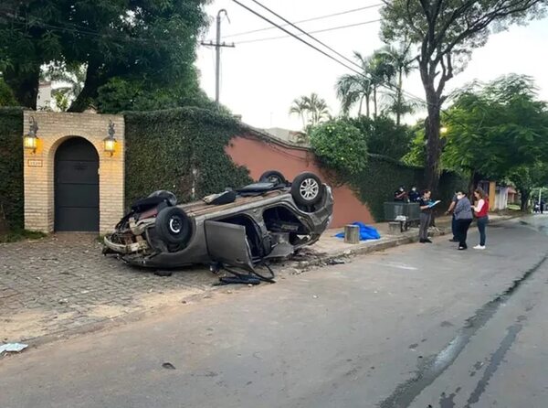 Piden prisión para chofer por vuelco con saldo fatal - Policiales - ABC Color