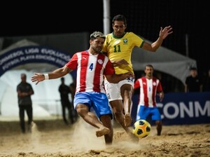 Se jugó la primera final de la CONMEBOL Liga Evolución 2022 de Fútbol Playa - APF