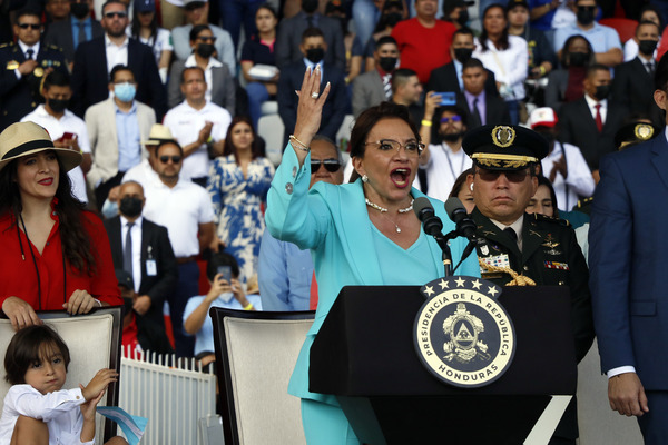 Presidenta de Honduras: "Hoy conspiran para desestabilizar mi Gobierno" - MarketData