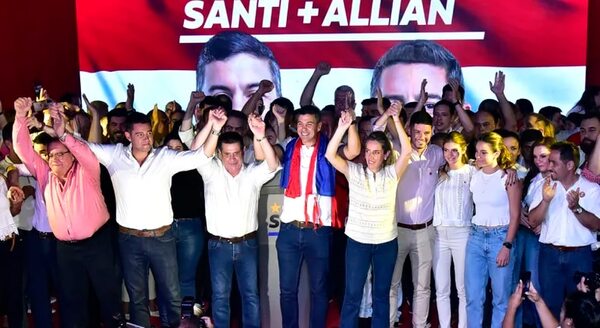 Contundente victoria de Santi Peña y de ANR en todo el país - Política - ABC Color