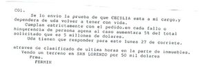 Secuestró y luego decidió la muerte de Cecilia Cubas, según la acusación fiscal - Policiales - ABC Color