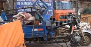 La Nación / Ebrio al volante deja dos heridos tras chocar contra un motocarro