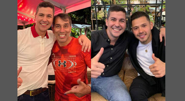 Un Albirrojo y dos expeloteros celebraron a full a Santi Peña