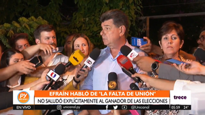 Efraín Alegre sobre su derrota: “Los resultados nos señalan que el esfuerzo que hemos hecho tal vez no haya sido suficiente” - trece