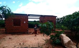 Construyen viviendas populares en comunidad indígena del distrito de Yrybucuá - Nacionales - ABC Color