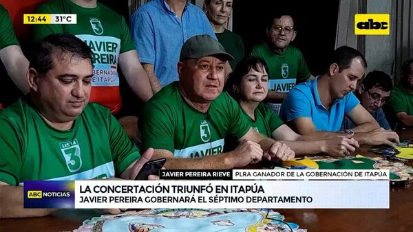 Video: La Concertación triunfó en Itapúa - ABC Noticias - ABC Color