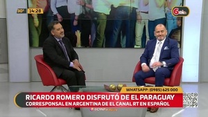 Recibimos la visita de Ricardo Romero, corresponsal en Argentina del canal RT en español - C9N