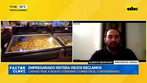 Video: Capasu pide a nuevo gobierno combatir el contrabando - Factor Clave - ABC Color