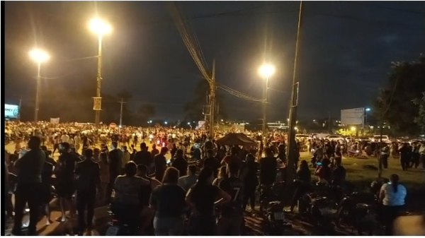 (VIDEO) En Ciudad del Este, los seguidores de Payo, avei salieron a manifestarse