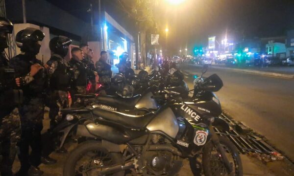 (VIDEO) Fuerte dispositivo de seguridad sobre Avenida Eusebio Ayala
