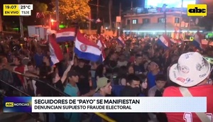 Seguidores de Payo se movilizan y denuncian robo en elecciones