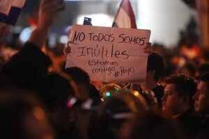 Adherentes de “Payo” Cubas se manifiestan en Concepción y Horqueta  - Política - ABC Color