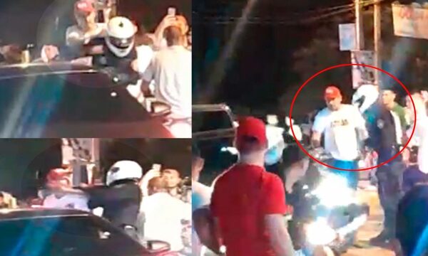 Vándalos borrachos hicieron desmanes y golpearon a policías – Diario TNPRESS