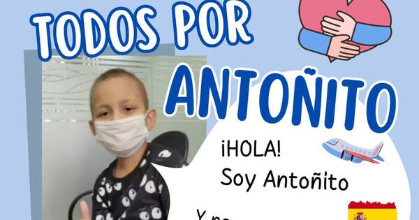 La Nación / Niño con leucemia debe viajar a España para acceder al trasplante de médula