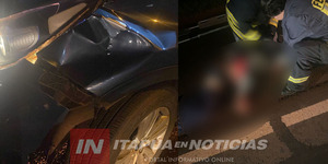 UN PEATÓN FUE ATROPELLADO POR UNA CAMIONETA EN LAS COLONIAS UNIDAS - Itapúa Noticias