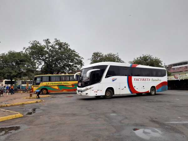 Regularizan servicios de buses al interior del páis