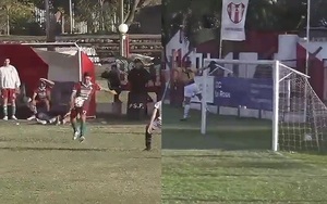 Impresionante gol de media cancha en liga regional - La Prensa Futbolera