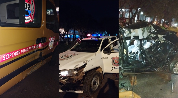 Diario HOY | Estudiante brasileña murió tras chocar contra una ambulancia y una patrullera