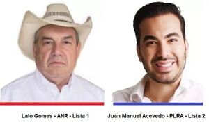 "Lalo" Gomes y Juan Manuel Acevedo, ANR y PLRA respectivamente, los diputados electos por Amambay - Pedro Juan Digital