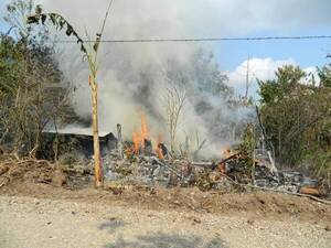 Dos menores indígenas fallecieron tras el incendio de su vivienda