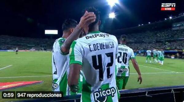 [VIDEO] De cabeza los colombianos anotaron el segundo