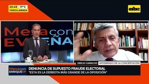 Emilio Camacho: ‘’Esta es la derrota más grande de la oposición’' - Mesa de Periodistas - ABC Color