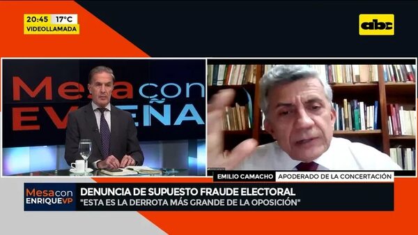 Emilio Camacho: ‘’Esta es la derrota más grande de la oposición’' - Mesa de Periodistas - ABC Color