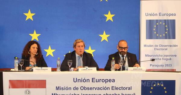La Nación / Observadores europeos felicitan a Paraguay por alto nivel de civismo
