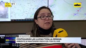 Video: Continuarán las lluvias toda la semana - ABC Noticias - ABC Color